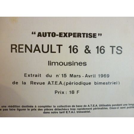 R16 TS Revue Auto Expertise Renault