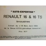 R16 TS Revue Auto Expertise Renault