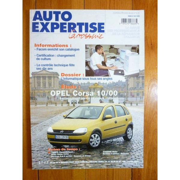 Corsa 00- Revue Auto Expertise Opel