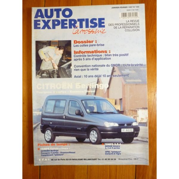 Berlingo Revue Auto Expertise Citroen