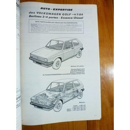 Golf 84- Revue Auto Expertise Volkswagen