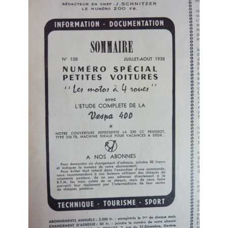 400 Revue Technique moto Vespa