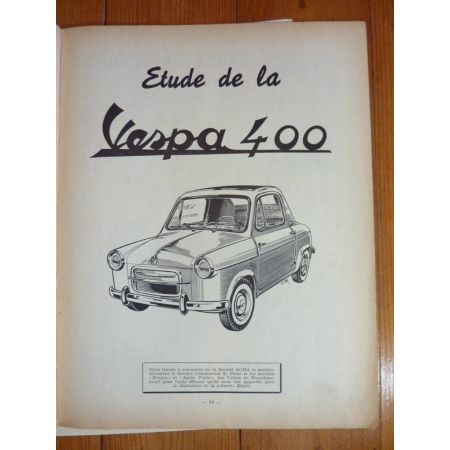 400 Revue Technique moto Vespa