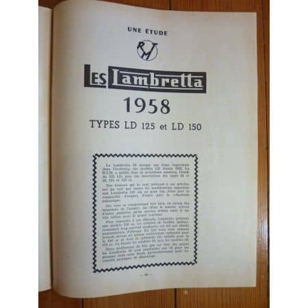 LD58 Revue Technique moto Lambretta