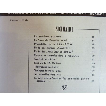 250 350 Revue Technique moto Jawa Lavalette Aml