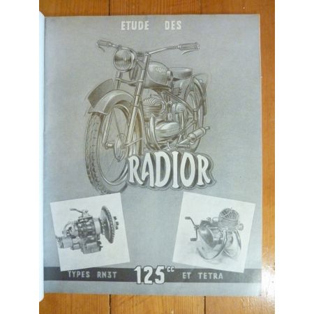 Tetra RN3T Typ E G Revue Technique moto Radior Velosolex