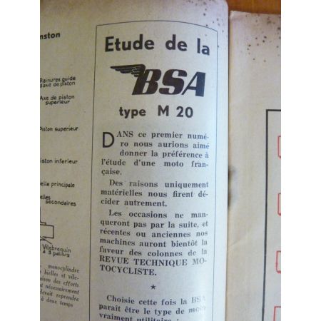 M20 Revue Technique moto Bsa