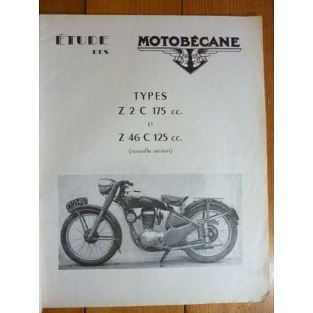Z2C Revue Technique moto Motobecane