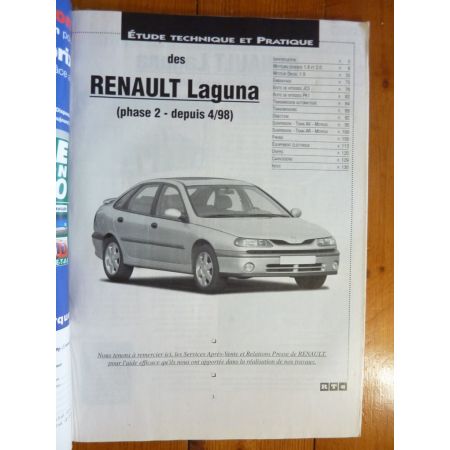 Laguna 2 98- Revue Technique Renault