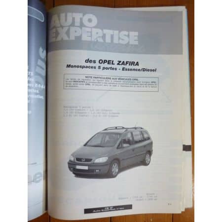 Zafira Revue Auto Expertise Opel