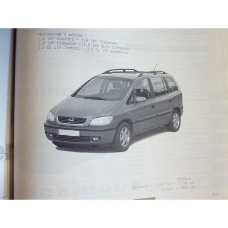 Zafira Revue Auto Expertise Opel