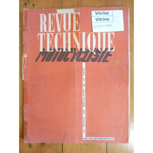 D45A AB1 Revue Technique moto Motobecane