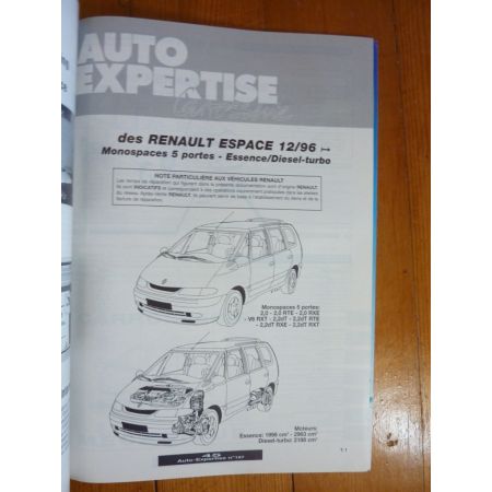 Espace 96- Revue Auto Expertise Renault