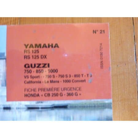 RS125 Le Mans California 3 Revue Technique moto Guzzi Yamaha