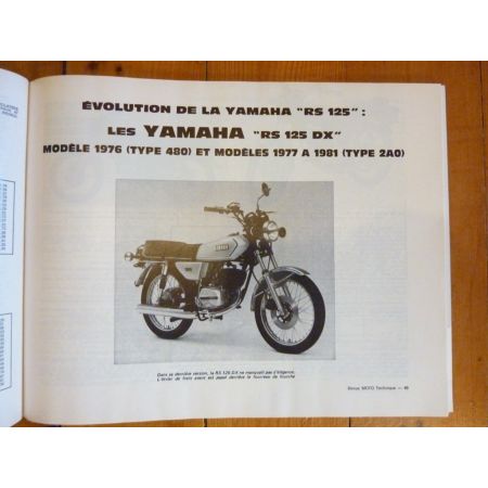 RS125 Le Mans California 3 Revue Technique moto Guzzi Yamaha