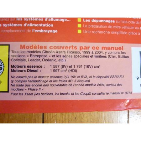 Xsara Picasso Revue Technique Haynes Citroen