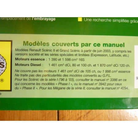 Scenic II Revue Technique Haynes Renault