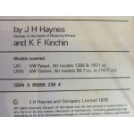 VW Passat  73-75 Anglais Revue Technique