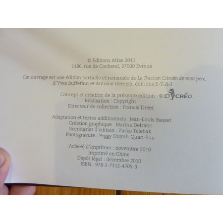 Traction Citroën Revue Atlas