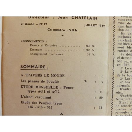 Poney Revue Technique moto Motobecane