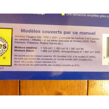 206 Revue Technique Haynes Peugeot