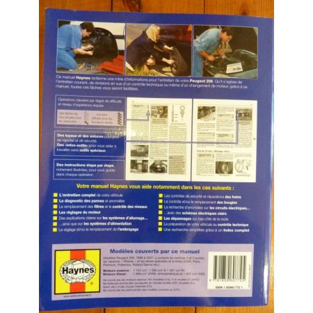 206 Revue Technique Haynes Peugeot