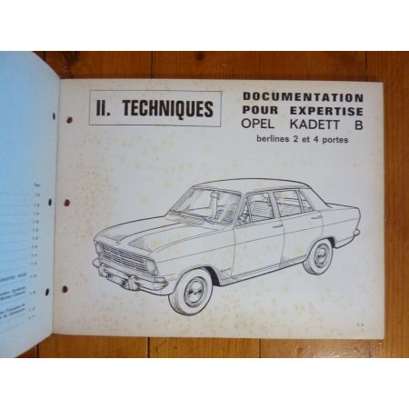 Kadett B Revue Auto Expertise Opel