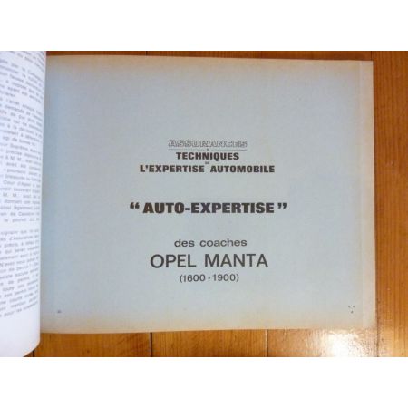 Manta Revue Auto Expertise Opel