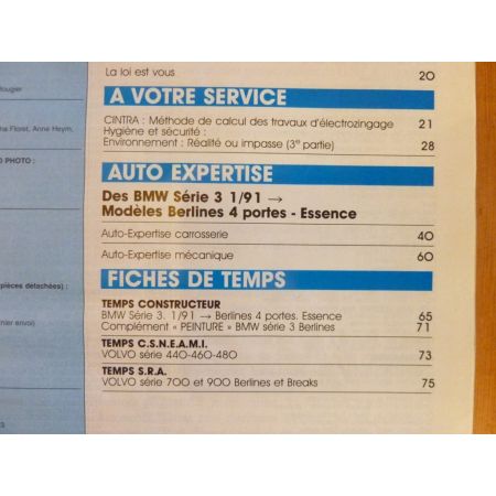 Série 3 91- Revue Auto Expertise Bmw