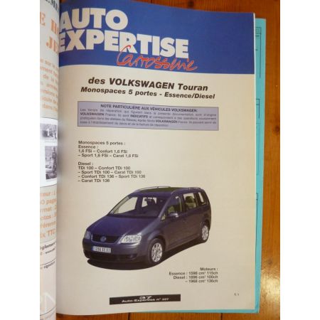 Touran Revue Auto Expertise Volkswagen