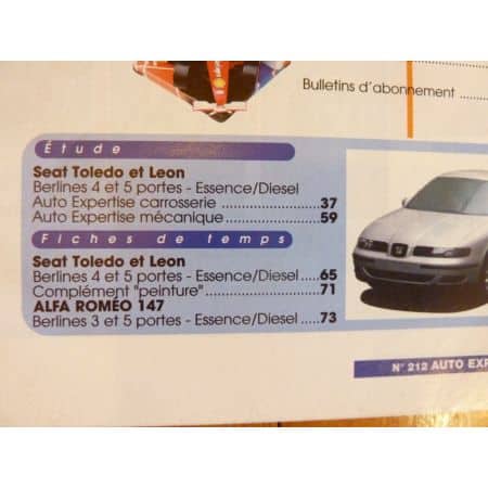 Toledo Leon Revue Auto Expertise Seat