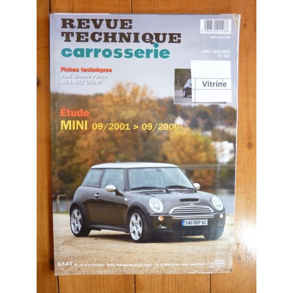 Mini Cooper Revue Technique Carrosserie Rover  MG