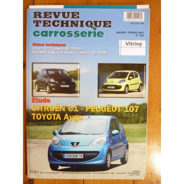 C1 107 Aygo Revue Technique Carrosserie Citroen Peugeot Toyota