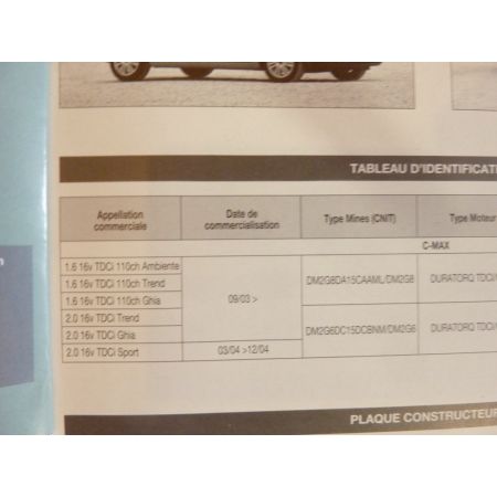 Focus C-Max Revue Technique Carrosserie Ford