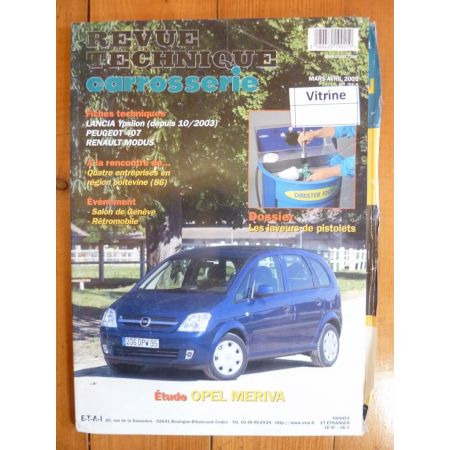 Meriva Revue Technique Carrosserie Opel