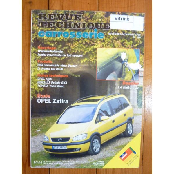 Zafira Revue Technique Carrosserie Opel