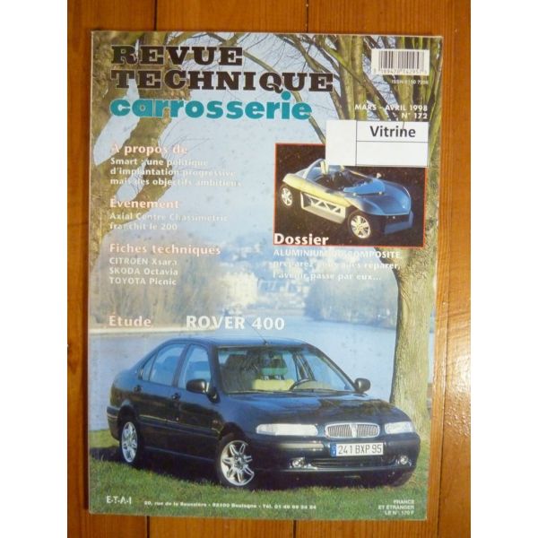 400 Revue Technique Carrosserie Rover  MG