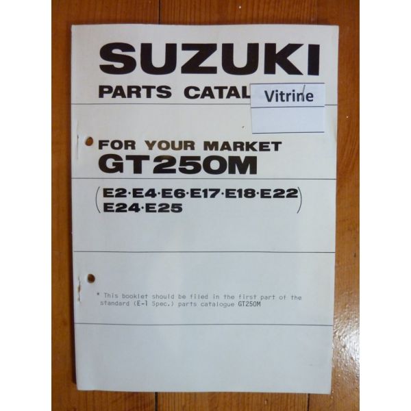 GT 250 M Catalogue Pieces