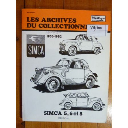 SIMCA 5 6 8 Revue Technique Les Archives Du Collectionneur