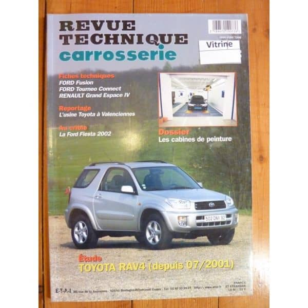 RAV4 01- Revue Technique Carrosserie Toyota