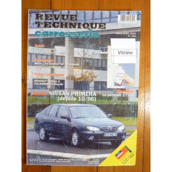 Primera 96- Revue Technique Carrosserie Nissan