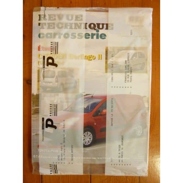 Berlingo II 12- Revue Technique Carrosserie Opel