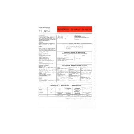 S410J - S410V    Fiche technique Suzuki