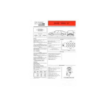 9000i 16    Fiche technique Saab