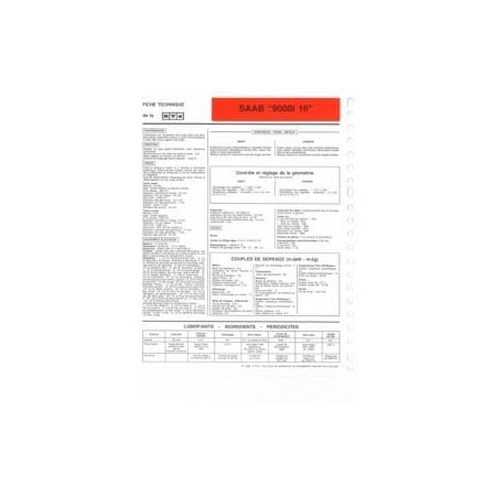 9000i 16    Fiche technique Saab
