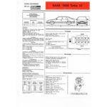 9000 Turbo 16    Fiche technique Saab