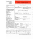 Ibiza 1.5 SXI    Fiche technique Seat