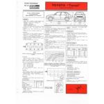 Tercel AL20 M  Fiche technique Toyota