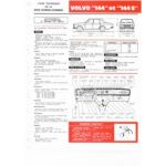 144-144S fiche technique Volvo