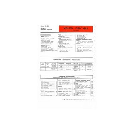 760 GLE TD fiche technique Volvo